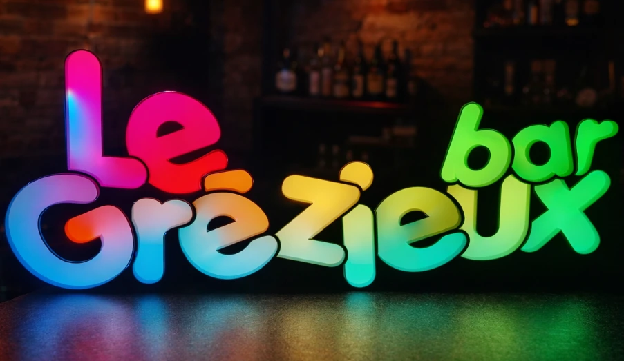 Modélisation et impression 3D pour le bar tabac restaurant Le Grézieux bar Modélisation et impression 3D pour le bar tabac restaurant Le Grézieux bar